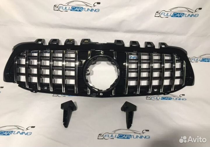 Решетка Mercedes A w177 GT 2018-2020 хром