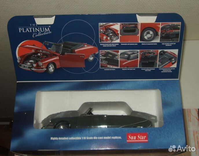 Ситроен Citroen DS 19 Convertible Sun Star 1:18