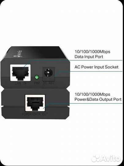 Tp-link gigabit Poe injector tl-POE150S