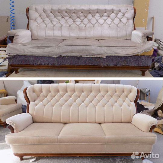 Ремонт мягкой мебели. Перетяжка