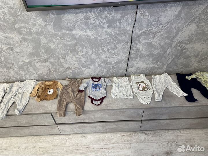 Детские вещи на мальчика пакетом 56-86