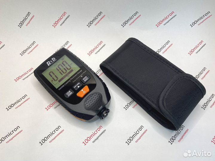 Толщиномер R&D GM998 черный. Новый. Доставка