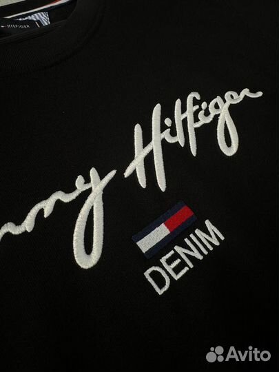 Свитшот Tommy Hilfiger Denim хлопок люкс