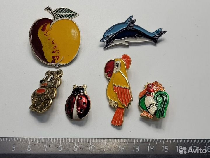 Набор знаков значков 6 шт броши детские Эмаль