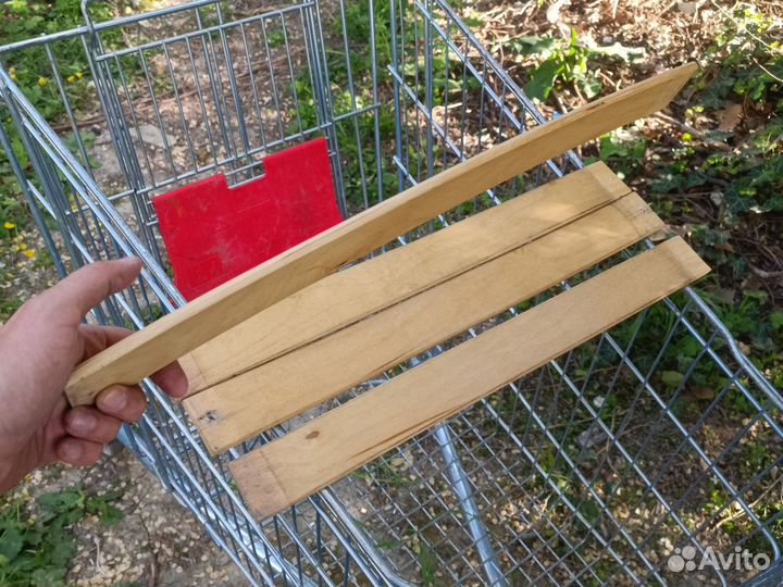 Рейки фанера для кровати 53,5 см 4 шт