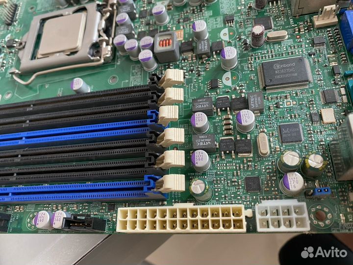 Intel X9SIE-F + 8Gb + i5 (4 проца по 3.2 gгц)