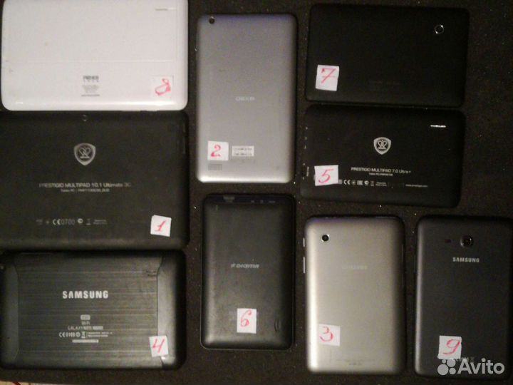 Планшеты 9 шт на восстановление з/п