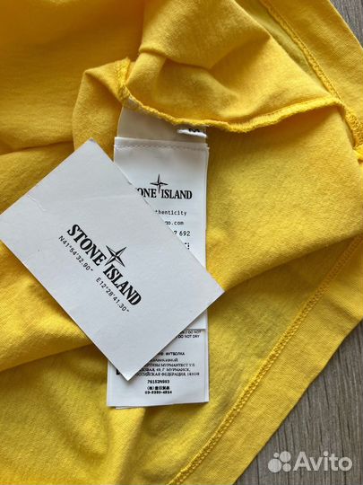 Футболка stone island 30/1 cotton jersey 'tricromi