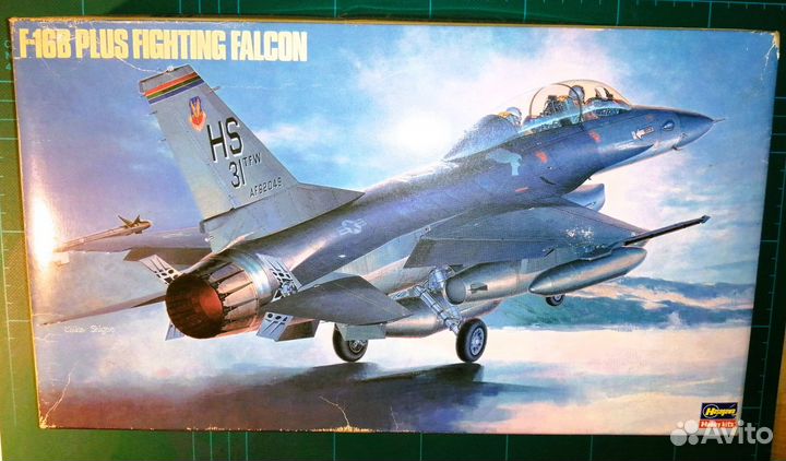 1/48 F-16B Plus Falcon Hasegawa + Допы