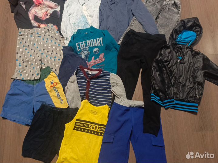 Вещи пакетом для мальчика на рост 116-122