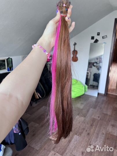 Волосы для наращивания 60 см фабрика