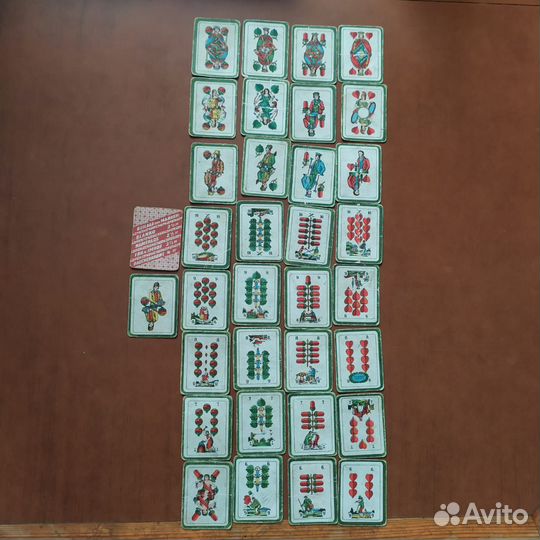 Редкие трофейные игральные карты 30-40 х гг