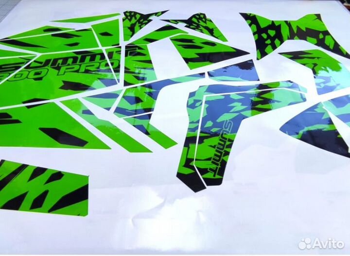 Наклейки для снегохода BRP ski doo 2012-2013