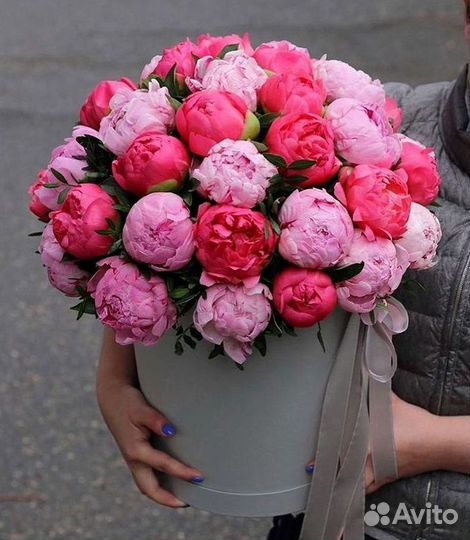 Пионы Розы Доставка
