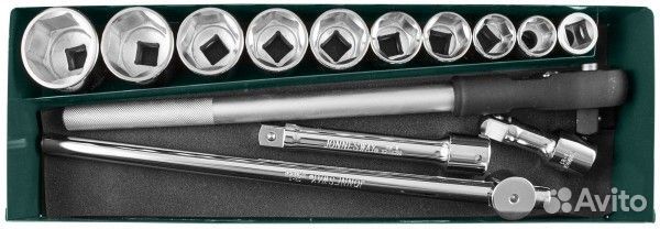 Набор головок торцевых 3/4