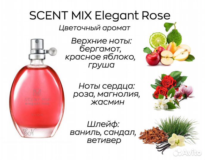 Scent Mix Avon моно ароматы 30 мл Эйвон