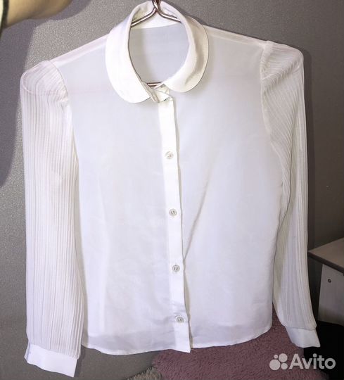 Блузы школьные пакетом на девочку 134/146