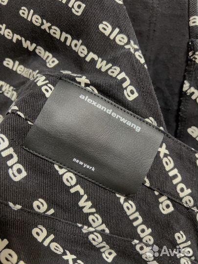 Джинсовая юбка на подтяжках, alexanderwang