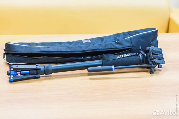 Монопод алюминиевый benro A48TDS4 видео с ножками