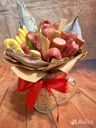 Мужские букеты съедобные