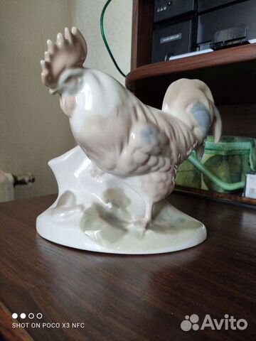 Фарфоровая фигура Петушок карандашница