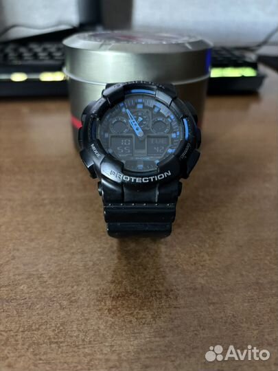 Часы casio g shock ga 100