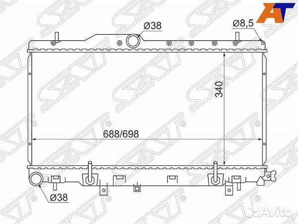 Радиатор subaru outback