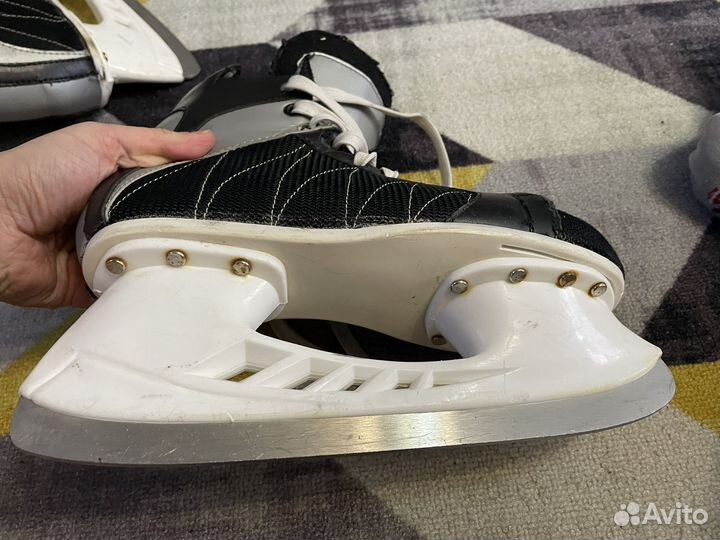 Хоккейные коньки bauer 38 размер