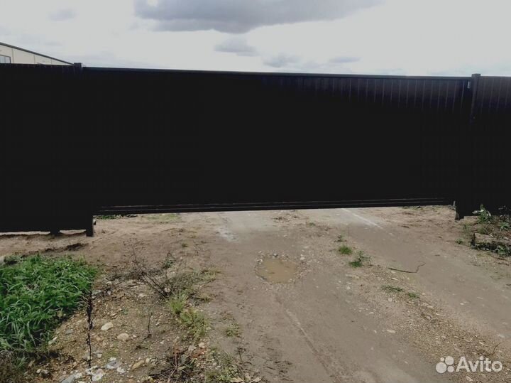 Откатные ворота с автоматикой