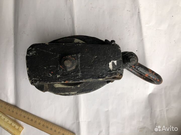 Блок такелажный двухшкивный + составляющие