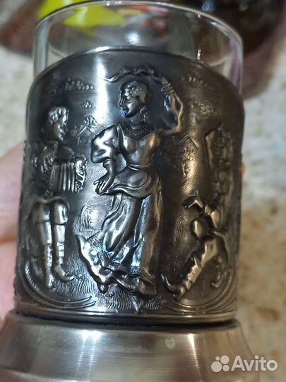 Стакан с подстаканником