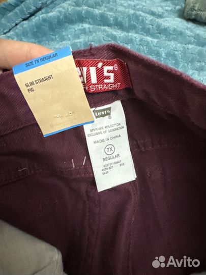 Джинсы Levis slim straight fig 514 7X reg