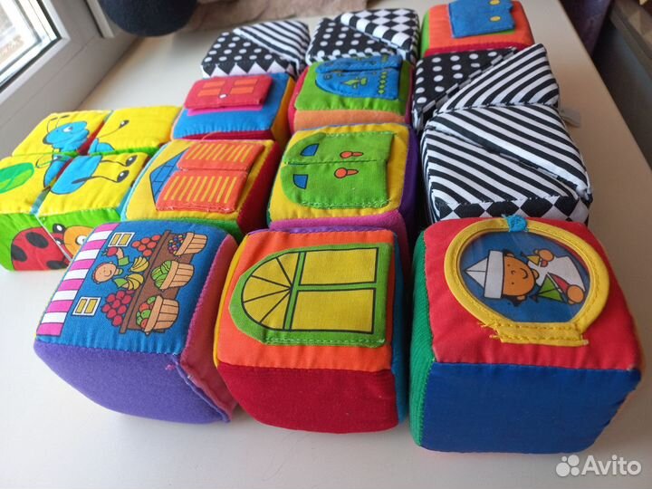 Кубики мягкие детям
