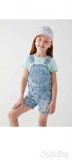 Новый джинсовый комбинезон acoola 98 размера