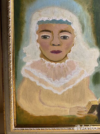 Картина маслом, портрет, этюд