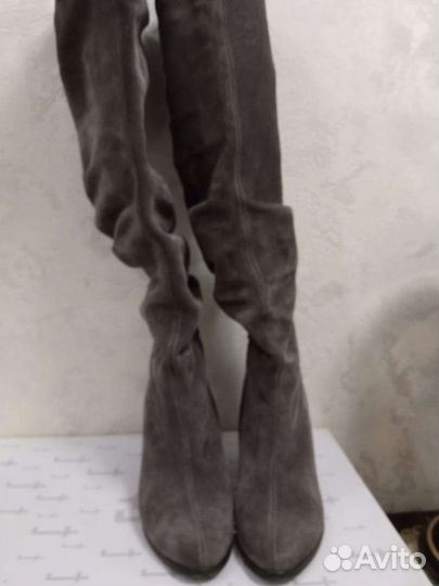 Сапоги замшевые женские 39 размер