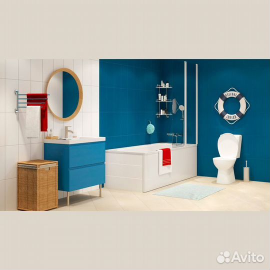 Ванна стальная с ножками 150*70 виз Antika