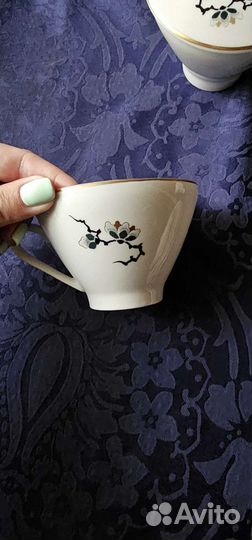 Сервиз чайный ГДР freiberger 70х годов