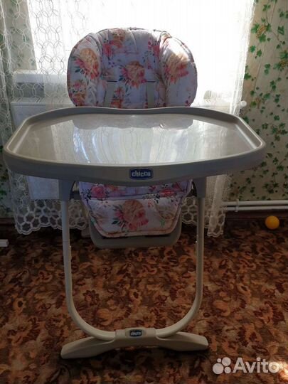Стульчик для кормления chicco polly magic