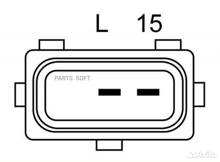 Генератор 14V 120A BMW E46 320/ 325/ 330 00-05/ E39 520/ 525/ 530 00-04/ E53 3.0 00-06
