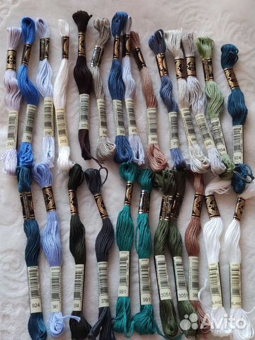 Мулине DMC в мотках и нарезка