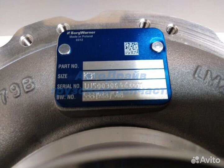 Турбина MAN TGA D2876LF13 53319907508