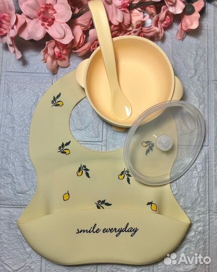 Силиконовая детская посуда