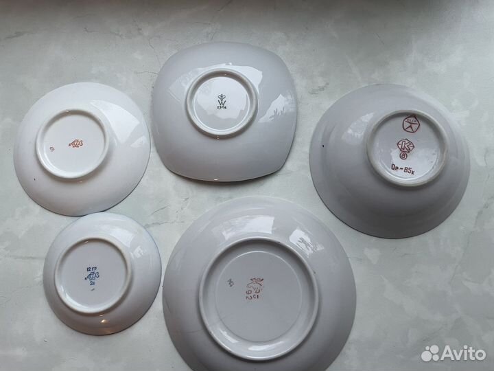 Чайные блюдца СССР