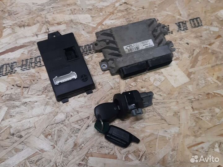 Блок управления двигателем рено логан 1 1.4