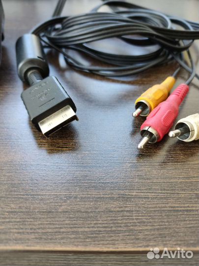 Джойстик и шнур изображения ps2 пс2 fat slim