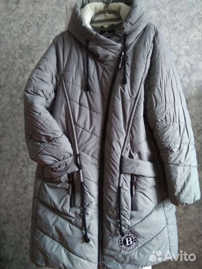 Пуховик женский 58р-р