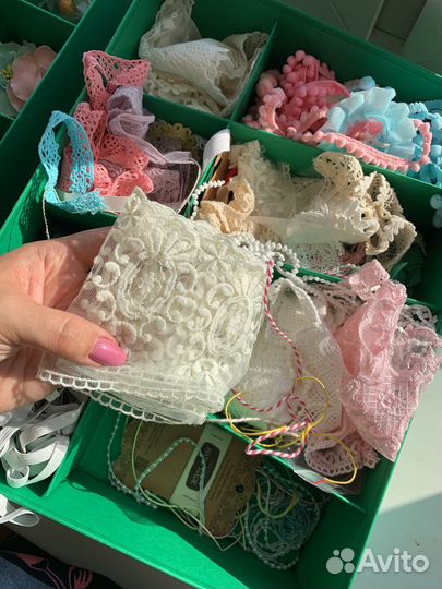 Кружево и цветы для творчества