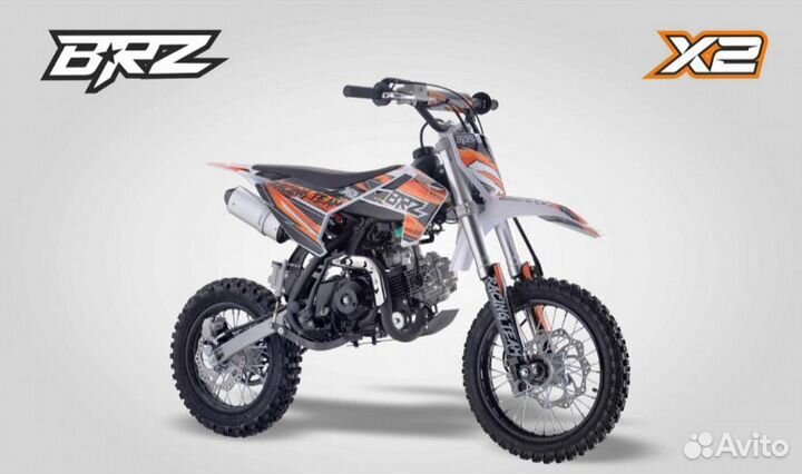 Питбайк BRZ X2 110cc 14/12