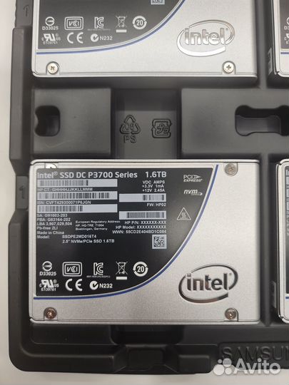 SSD Intel P3700 1.6Тб 15dpwd U2